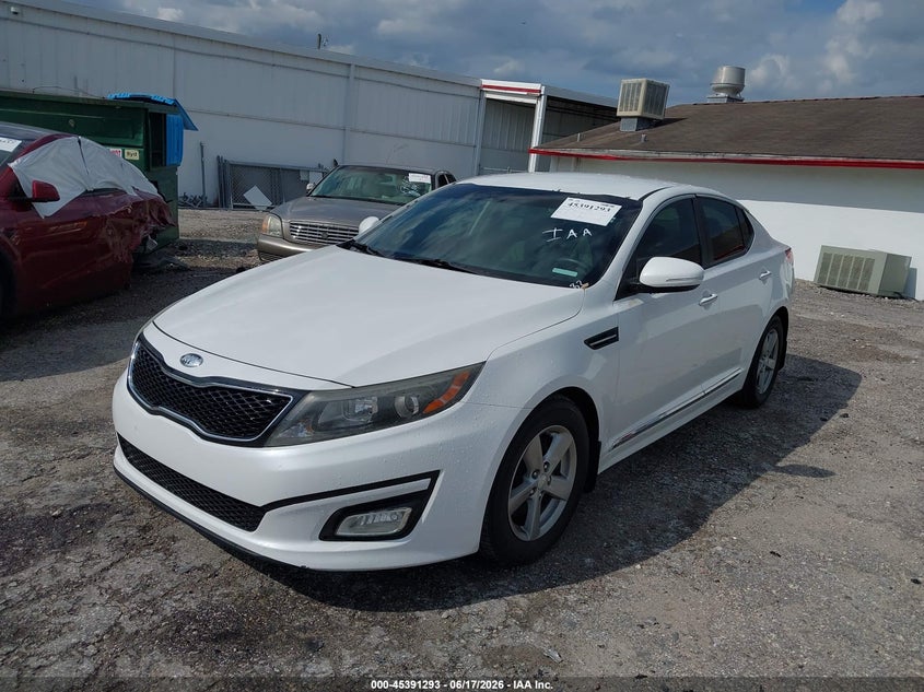 2014 Kia Optima VIN 5XXGM4A75EG333676 IAAI salvage auction — NORMAL WEAR, Clear (Florida), sold $1,050 on 2026-07-29 (photo 6)