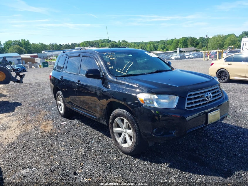 2010 Toyota Highlander VIN 5TDZA3EHXAS006875 IAAI salvage auction — NORMAL WEAR, Repossession Paperwork (South Carolina), sold $1,825 on 2026-07-07 (photo 1)