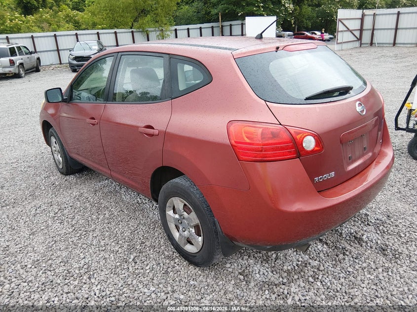 2009 Nissan Rogue sport VIN JN8AS58T69W052614 IAAI salvage auction — NORMAL WEAR, Clear (Alabama), sold $200 on 2026-07-09 (photo 3)