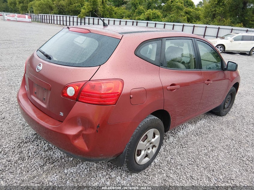 2009 Nissan Rogue sport VIN JN8AS58T69W052614 IAAI salvage auction — NORMAL WEAR, Clear (Alabama), sold $200 on 2026-07-09 (photo 4)