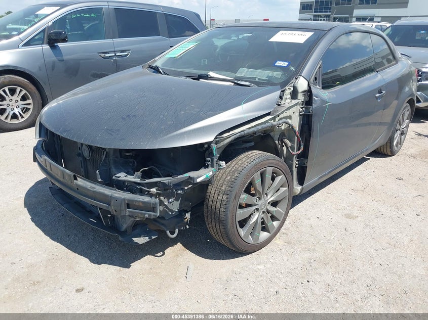 2013 Kia Forte VIN KNAFW6A34D5742024 IAAI salvage auction — FRONT END, Salvage (Texas), sold $50 on 2026-07-28 (photo 6)