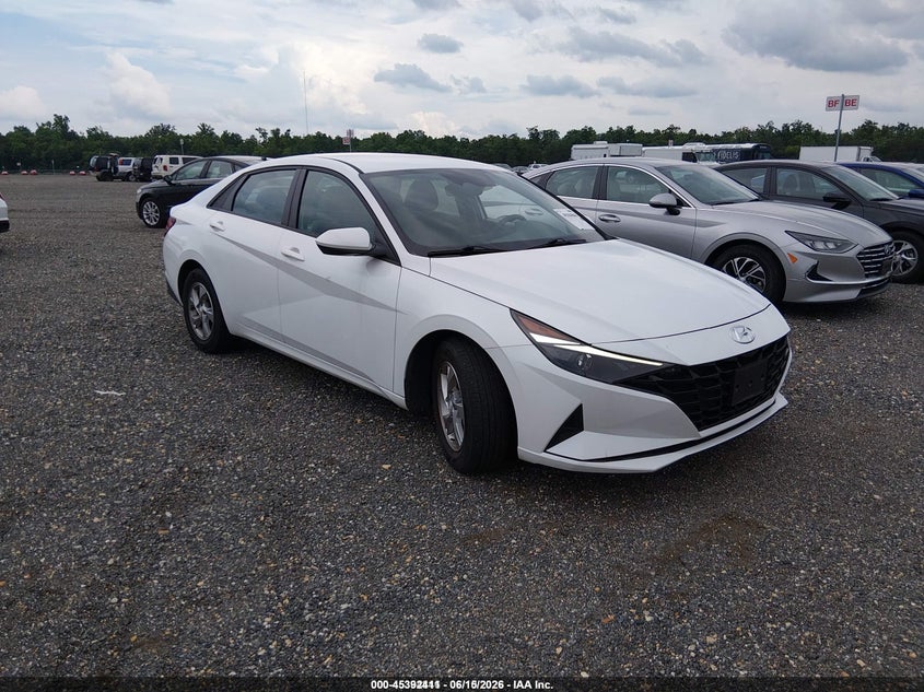 2021 Hyundai Elantra VIN 5NPLL4AG5MH048173 IAAI salvage auction — NORMAL WEAR, SF97 (Maryland), sold $25 on 2026-07-21 (photo 1)