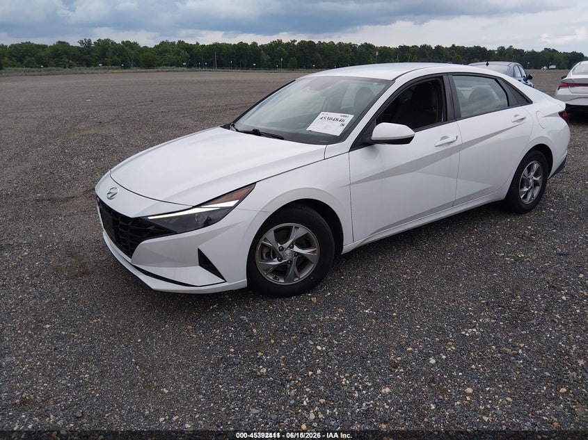 2021 Hyundai Elantra VIN 5NPLL4AG5MH048173 IAAI salvage auction — NORMAL WEAR, SF97 (Maryland), sold $25 on 2026-07-21 (photo 2)