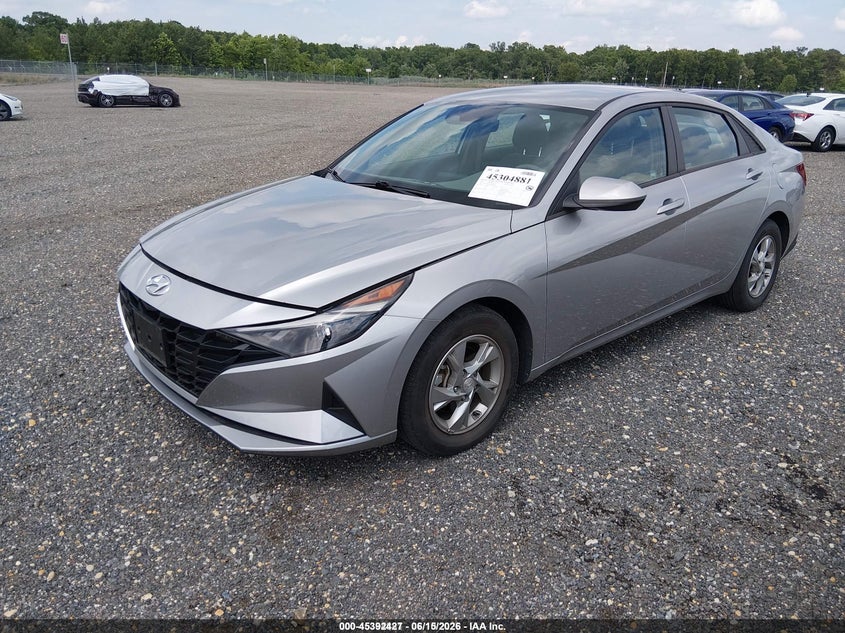2021 Hyundai Elantra VIN 5NPLL4AG1MH049188 IAAI salvage auction — NORMAL WEAR, SF97 (Maryland), sold $5,100 on 2026-07-21 (photo 2)