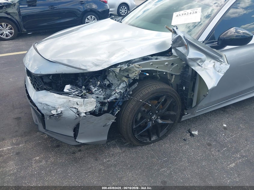 2026 Honda Civic VIN 2HGFE2F59TH501402 IAAI salvage auction — LEFT FRONT, Rebuildable (Florida), sold $7,000 on 2026-07-30 (photo 6)