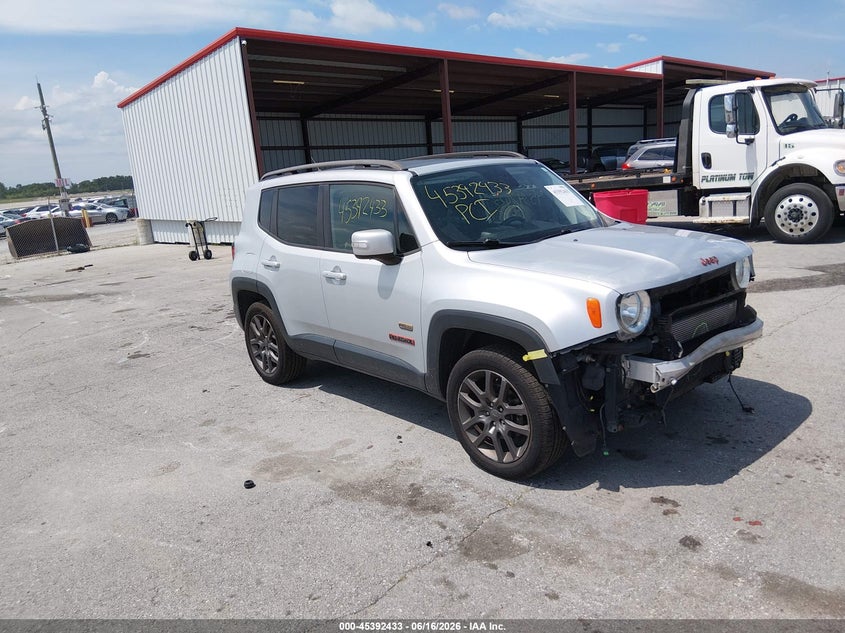 2016 Jeep Renegade VIN ZACCJBBTXGPD52746 IAAI salvage auction — FRONT END, Salvage (Missouri), sold $2,850 on 2026-07-16 (photo 1)