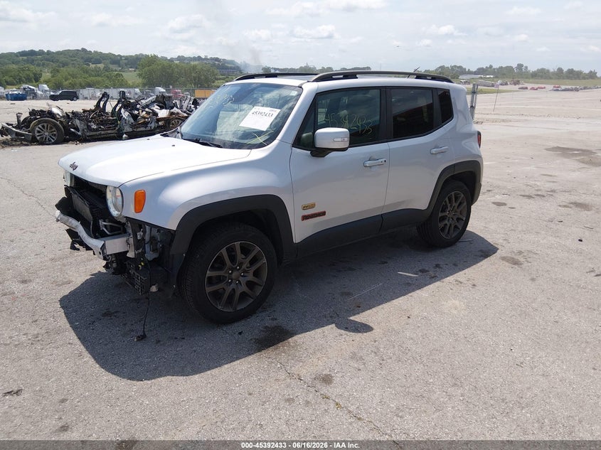 2016 Jeep Renegade VIN ZACCJBBTXGPD52746 IAAI salvage auction — FRONT END, Salvage (Missouri), sold $2,850 on 2026-07-16 (photo 2)