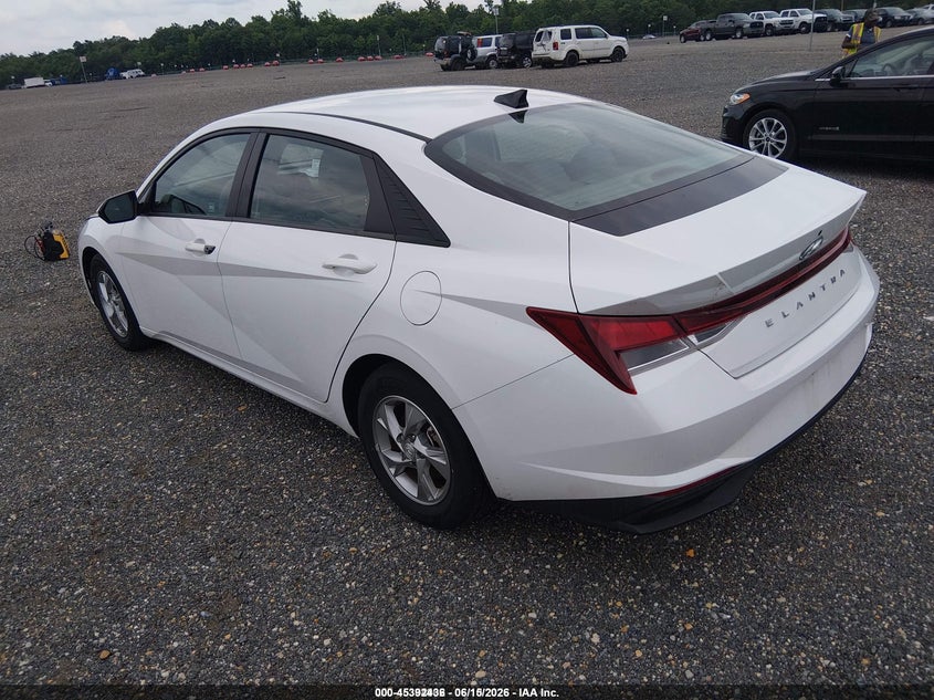 2021 Hyundai Elantra VIN 5NPLL4AG1MH048445 IAAI salvage auction — NORMAL WEAR, SF97 (Maryland), sold $8,600 on 2026-07-21 (photo 3)