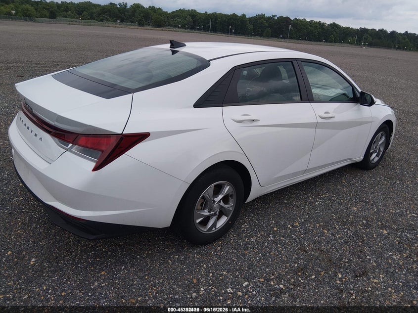 2021 Hyundai Elantra VIN 5NPLL4AG1MH048445 IAAI salvage auction — NORMAL WEAR, SF97 (Maryland), sold $8,600 on 2026-07-21 (photo 4)