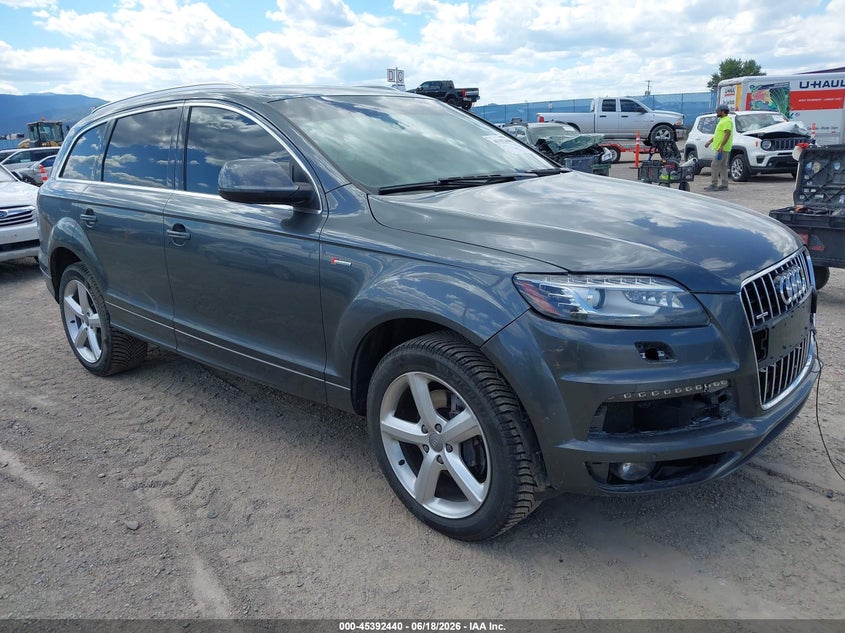 2013 Audi Q7 VIN WA1DGAFEXDD006158 IAAI salvage auction — FRONT END, Salvage (Montana), sold $2,850 on 2026-07-22 (photo 1)