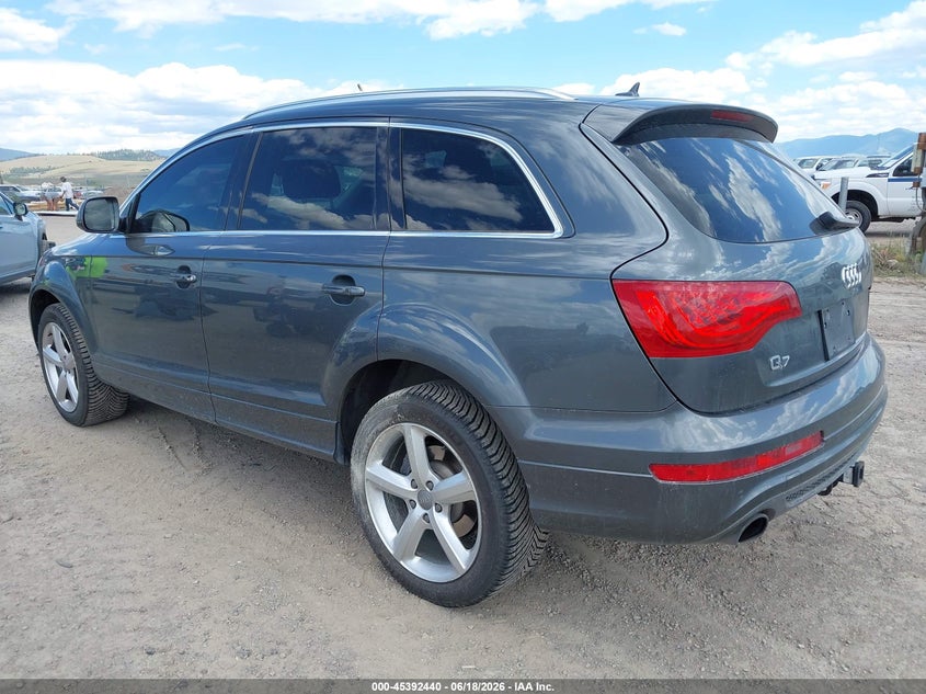2013 Audi Q7 VIN WA1DGAFEXDD006158 IAAI salvage auction — FRONT END, Salvage (Montana), sold $2,850 on 2026-07-22 (photo 3)