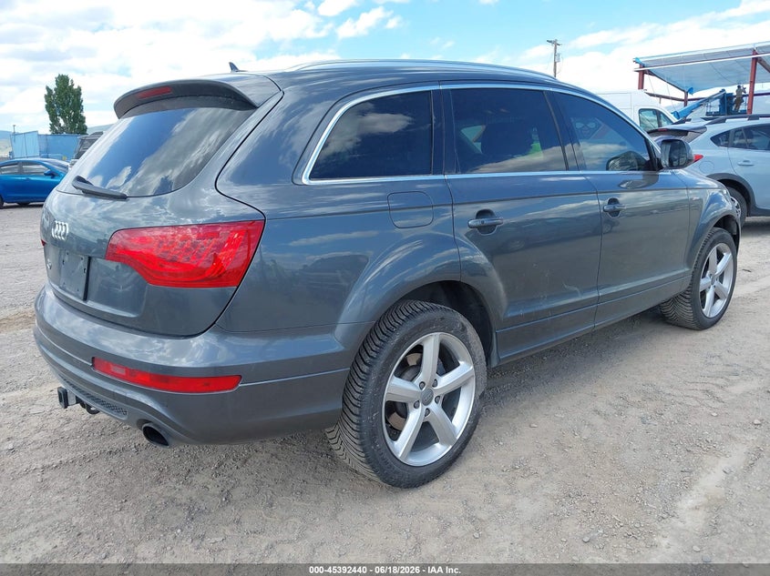 2013 Audi Q7 VIN WA1DGAFEXDD006158 IAAI salvage auction — FRONT END, Salvage (Montana), sold $2,850 on 2026-07-22 (photo 4)