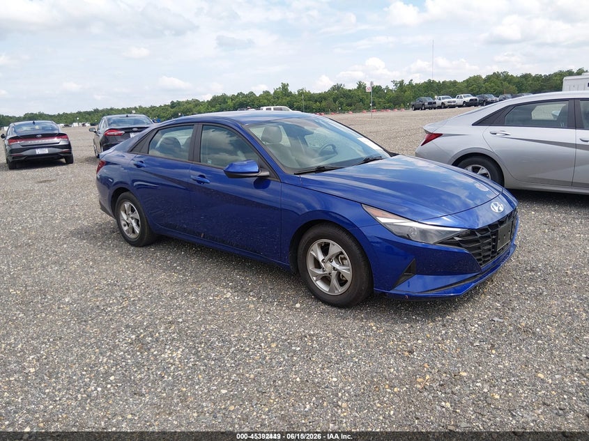 2021 Hyundai Elantra VIN 5NPLL4AG9MH048869 IAAI salvage auction — NORMAL WEAR, SF97 (Maryland), sold $6,600 on 2026-07-21 (photo 1)