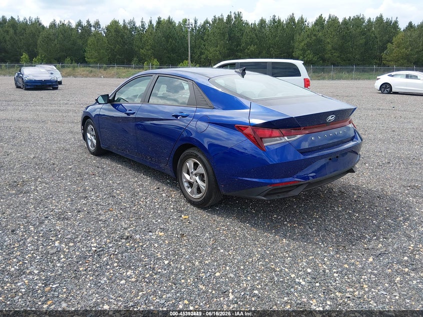 2021 Hyundai Elantra VIN 5NPLL4AG9MH048869 IAAI salvage auction — NORMAL WEAR, SF97 (Maryland), sold $6,600 on 2026-07-21 (photo 3)
