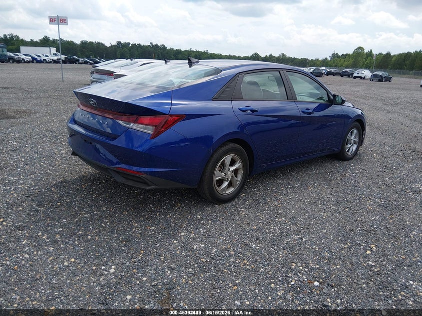 2021 Hyundai Elantra VIN 5NPLL4AG9MH048869 IAAI salvage auction — NORMAL WEAR, SF97 (Maryland), sold $6,600 on 2026-07-21 (photo 4)