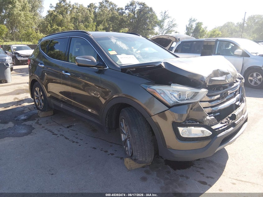 2013 Hyundai Santa fe VIN 5XYZUDLB0DG117836 IAAI salvage auction — FRONT END, Salvage (Missouri), sold $625 on 2026-07-22 (photo 1)