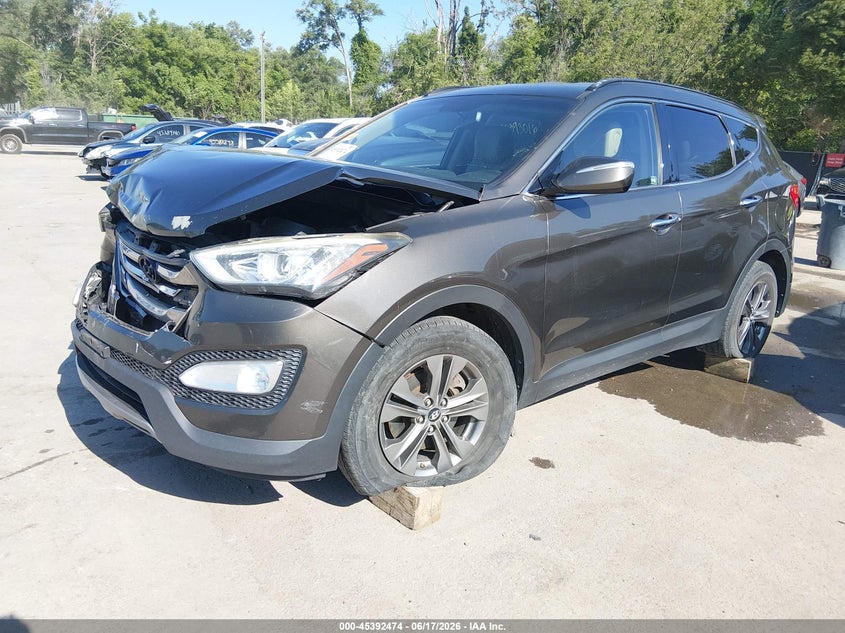 2013 Hyundai Santa fe VIN 5XYZUDLB0DG117836 IAAI salvage auction — FRONT END, Salvage (Missouri), sold $625 on 2026-07-22 (photo 2)