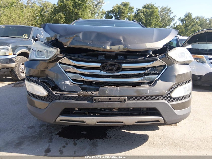 2013 Hyundai Santa fe VIN 5XYZUDLB0DG117836 IAAI salvage auction — FRONT END, Salvage (Missouri), sold $625 on 2026-07-22 (photo 6)