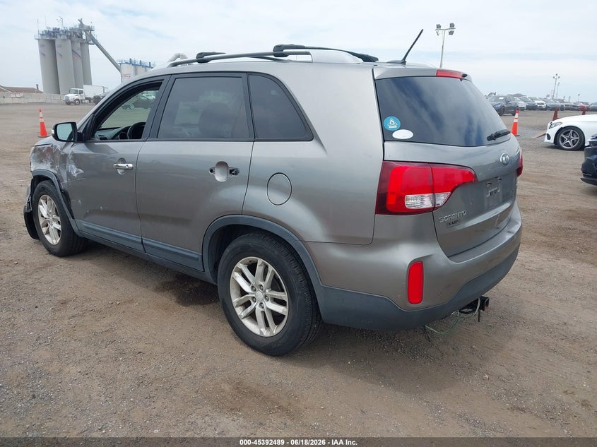 2014 Kia Sorento VIN 5XYKT4A6XEG431909 IAAI salvage auction — LEFT FRONT, Salvage (Florida), sold $1,025 on 2026-07-07 (photo 3)