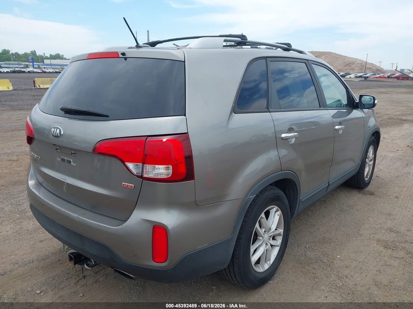 2014 Kia Sorento VIN 5XYKT4A6XEG431909 IAAI salvage auction — LEFT FRONT, Salvage (Florida), sold $1,025 on 2026-07-07 (photo 4)
