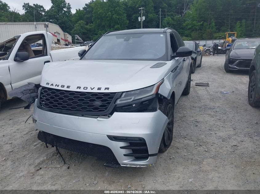 2019 Land rover Range rover velar VIN SALYL2EX3KA780187 IAAI salvage auction — FRONT END, Salvage Title, sold $6,075 on 2026-08-29 (photo 2)