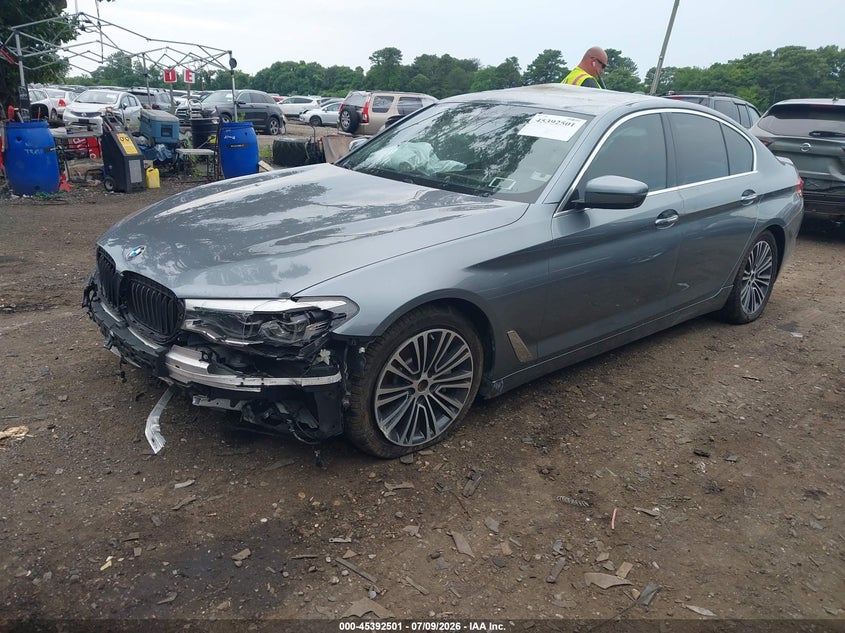 2018 BMW VIN WBAJE7C53JG892174 IAAI salvage auction — FRONT END, Salvage Title, sold $25 on 2026-07-21 (photo 2)