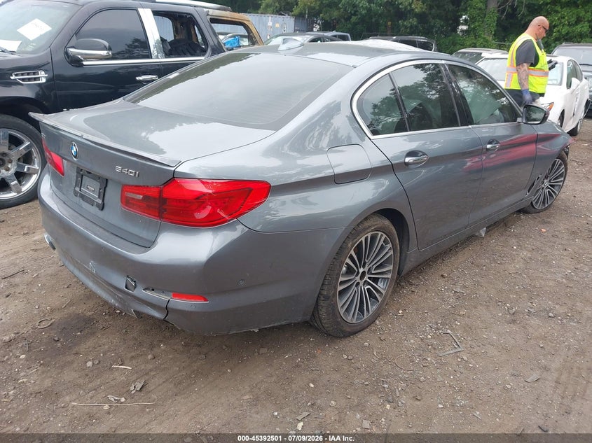 2018 BMW VIN WBAJE7C53JG892174 IAAI salvage auction — FRONT END, Salvage Title, sold $25 on 2026-07-21 (photo 4)