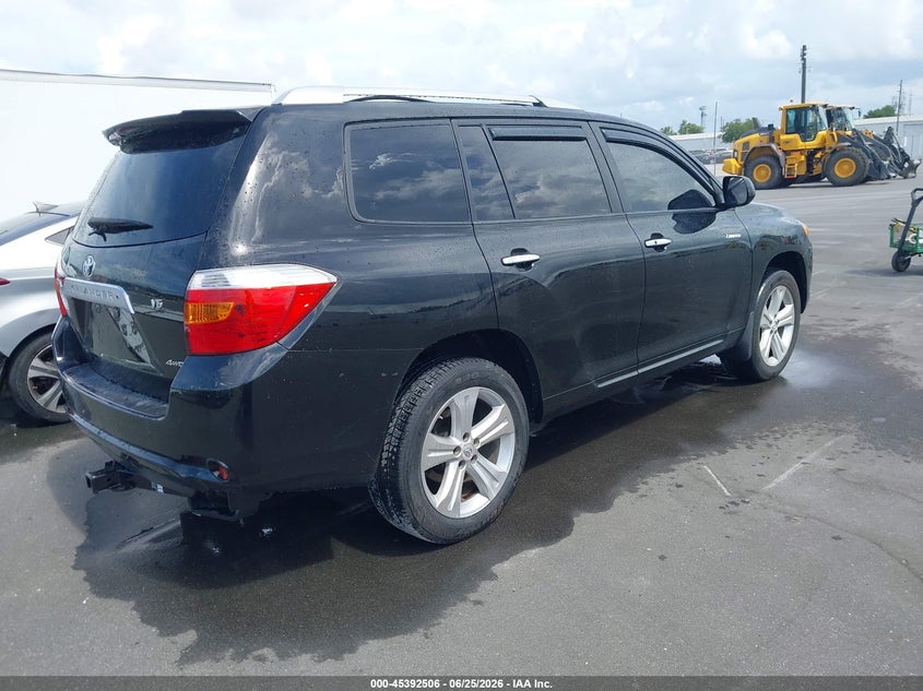 2008 Toyota Highlander VIN JTEES42AX82102267 IAAI salvage auction — NORMAL WEAR, Clear (Florida), sold $2,650 on 2026-07-20 (photo 4)
