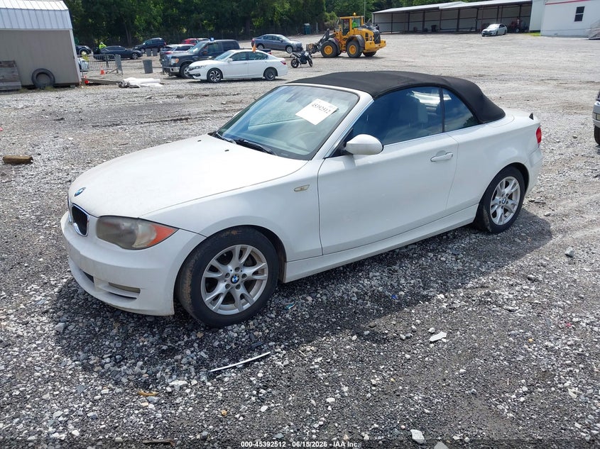 2008 BMW 1 series VIN WBAUN13568VH80066 IAAI salvage auction — NORMAL WEAR, Clear (Georgia), sold $450 on 2026-07-10 (photo 2)