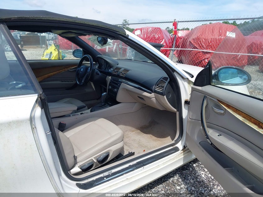 2008 BMW 1 series VIN WBAUN13568VH80066 IAAI salvage auction — NORMAL WEAR, Clear (Georgia), sold $450 on 2026-07-10 (photo 5)
