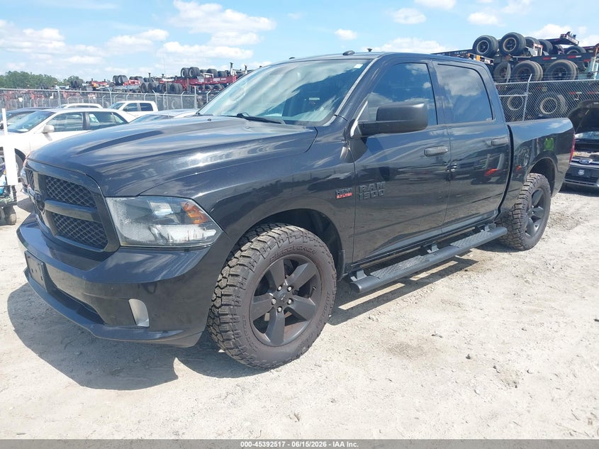 2016 Ram 1500 VIN 3C6RR6KT6GG135844 IAAI salvage auction — REAR END, Salvage (Mississippi), sold $2,850 on 2026-07-31 (photo 2)