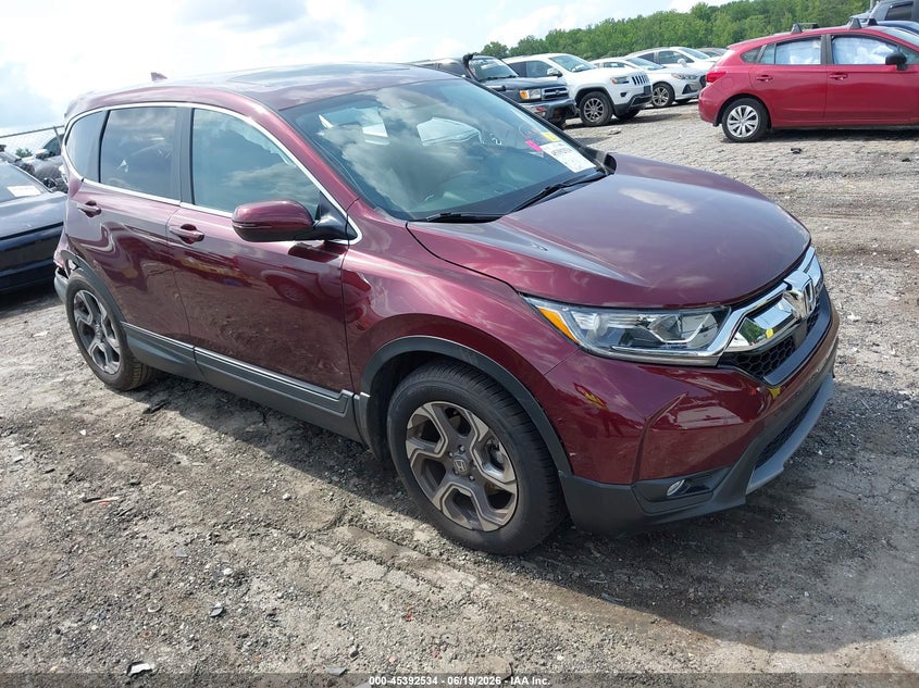 2018 Honda Cr-v VIN 7FARW1H83JE025178 IAAI salvage auction — LEFT & RIGHT, Salvage (Georgia), sold $25 on 2026-07-29 (photo 1)