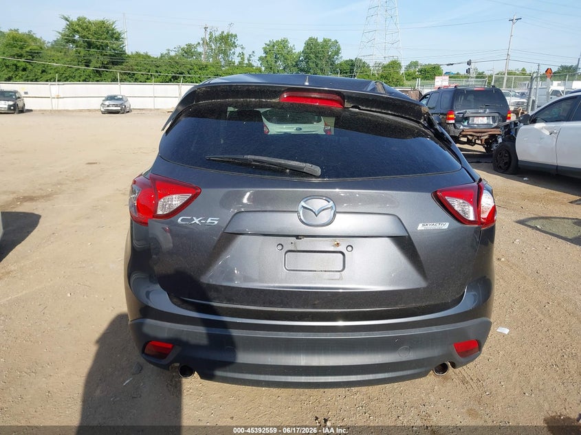 2016 Mazda Cx-5 VIN JM3KE2CY7G0893776 IAAI salvage auction — STORM DAMAGE, Salvage Title, sold $2,150 on 2026-07-30 (photo 6)