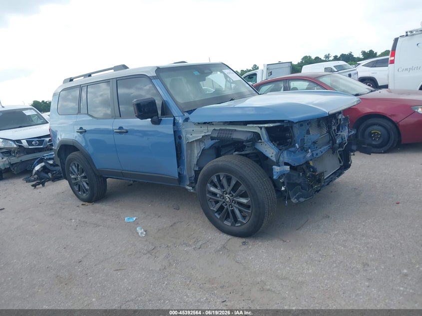 2025 Toyota Land cruiser VIN JTEABFAJ6SK037081 — IAAI salvage auction photo