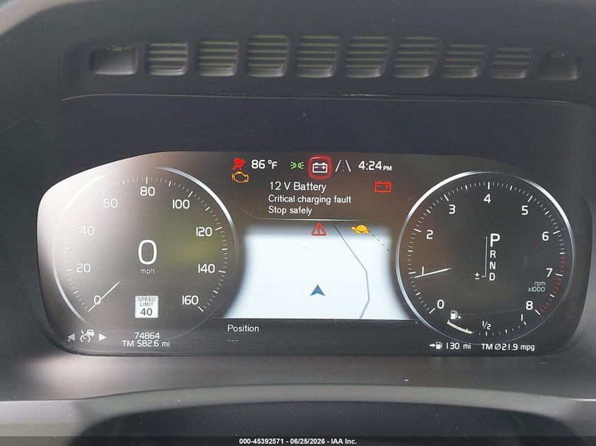 2019 Volvo Xc90 VIN YV4A22PK6K1502362 IAAI salvage auction — REAR END, Salvage Title, sold $7,500 on 2026-07-12 (photo 7)