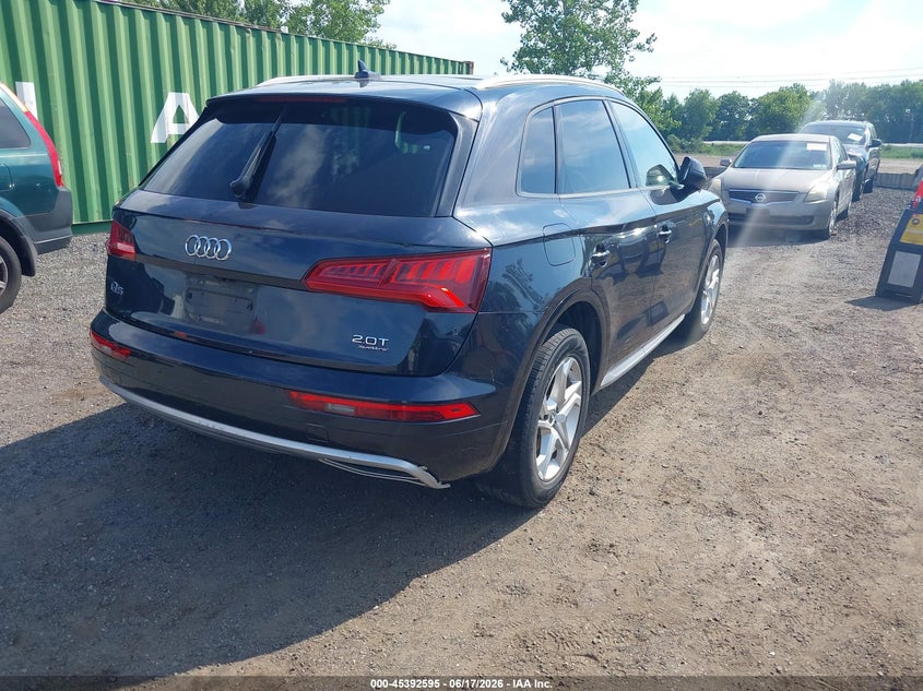 2018 Audi Q5 VIN WA1ANAFY6J2050667 IAAI salvage auction — ELECTRICAL, Salvage Title, sold $25 on 2026-07-28 (photo 4)