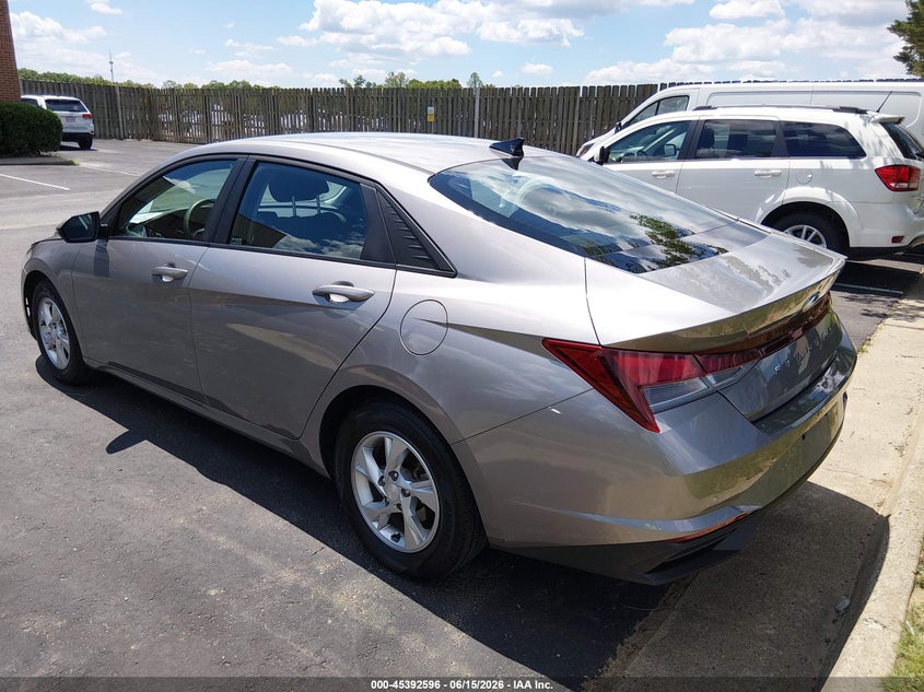 2023 Hyundai Elantra VIN KMHLL4AG1PU550054 IAAI salvage auction — NORMAL WEAR, SF97 (Virginia), sold $10,000 on 2026-07-22 (photo 3)