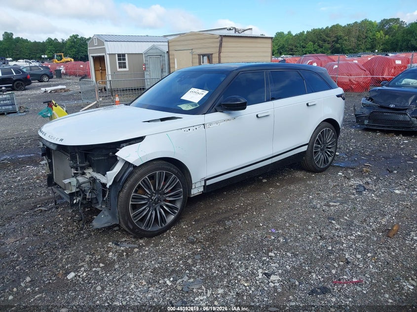 2018 Land rover Range rover velar VIN SALYL2RVXJA750742 IAAI salvage auction — FRONT END, Salvage (Georgia), sold $9,000 on 2026-07-26 (photo 2)