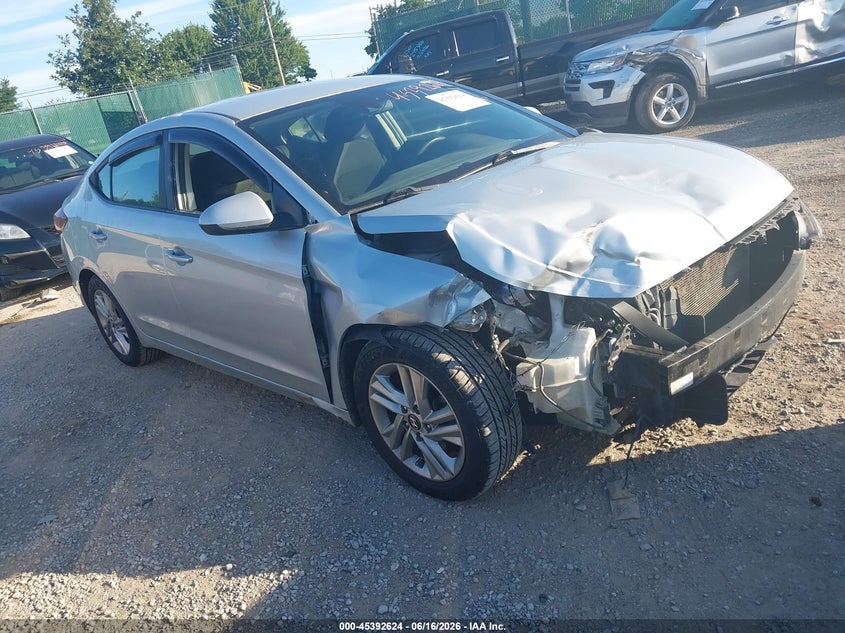 2019 Hyundai Elantra VIN 5NPD84LF6KH428095 IAAI salvage auction — FRONT END, Salvage (Idaho), sold $1,500 on 2026-07-30 (photo 1)