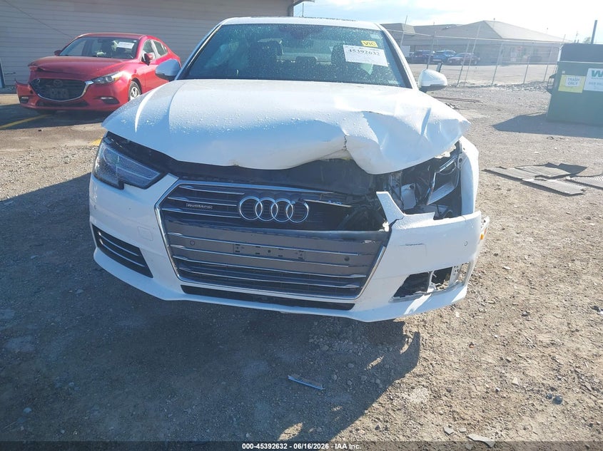 2017 Audi A4 VIN WAUANAF44HN008846 IAAI salvage auction — FRONT END, Clear (Wisconsin), sold $1,550 on 2026-07-23 (photo 6)