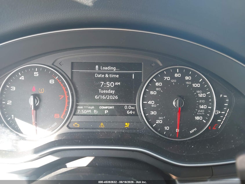 2017 Audi A4 VIN WAUANAF44HN008846 IAAI salvage auction — FRONT END, Clear (Wisconsin), sold $1,550 on 2026-07-23 (photo 7)