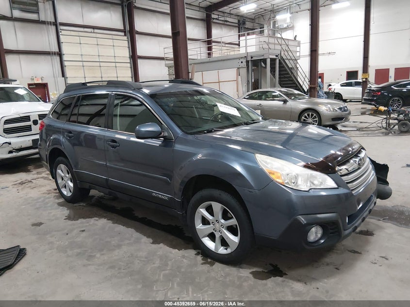 2014 Subaru Outback VIN 4S4BRBDC0E3315851 IAAI salvage auction — LEFT FRONT, Salvage (Idaho), sold $1,400 on 2026-07-10 (photo 1)
