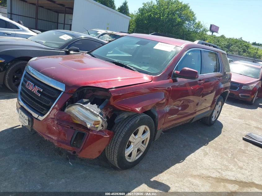 2016 Gmc Terrain VIN 2GKALNEK6G6181212 IAAI salvage auction — LEFT FRONT, Clear (Oklahoma), sold $1,300 on 2026-07-29 (photo 2)