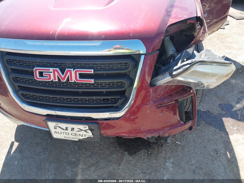 2016 Gmc Terrain VIN 2GKALNEK6G6181212 IAAI salvage auction — LEFT FRONT, Clear (Oklahoma), sold $1,300 on 2026-07-29 (photo 6)