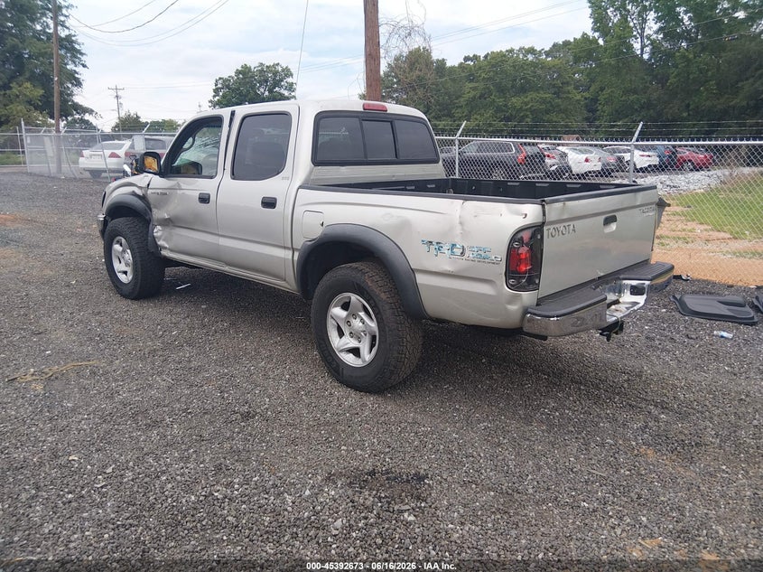 2004 Toyota Tacoma VIN 5TEGM92N04Z386263 IAAI salvage auction — LEFT SIDE, Salvage (South Carolina), sold $2,050 on 2026-07-28 (photo 3)