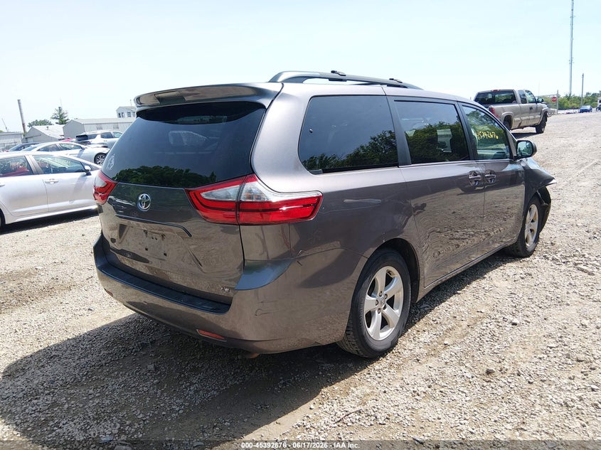 2015 Toyota Sienna VIN 5TDKK3DC4FS582778 IAAI salvage auction — RIGHT FRONT, Salvage (Ohio), sold $3,075 on 2026-07-14 (photo 4)