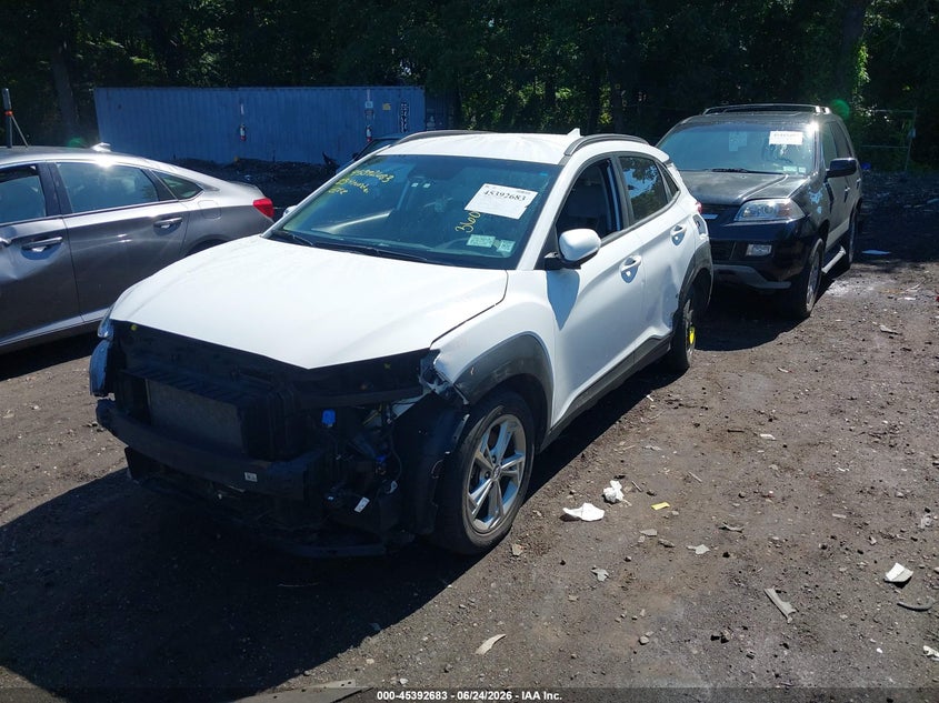 2023 Hyundai Kona VIN KM8K6CAB0PU978697 IAAI salvage auction — FRONT END, Mv-907A (New York), sold $775 on 2026-07-28 (photo 2)