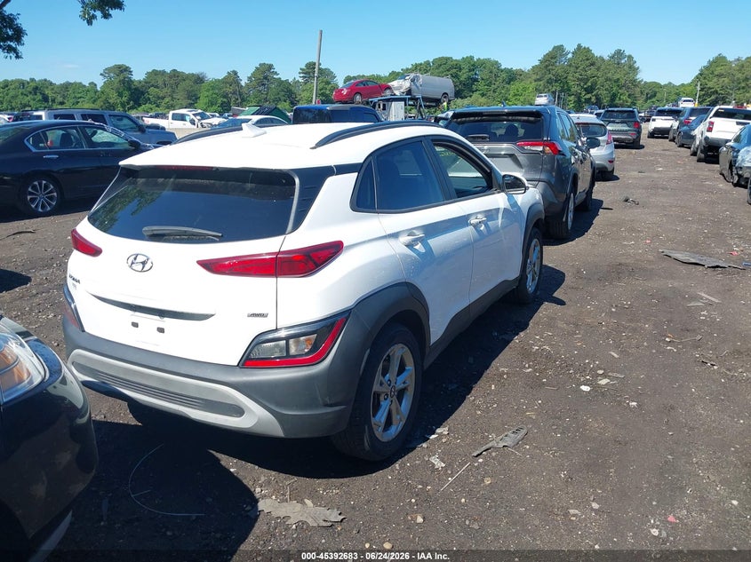 2023 Hyundai Kona VIN KM8K6CAB0PU978697 IAAI salvage auction — FRONT END, Mv-907A (New York), sold $775 on 2026-07-28 (photo 4)