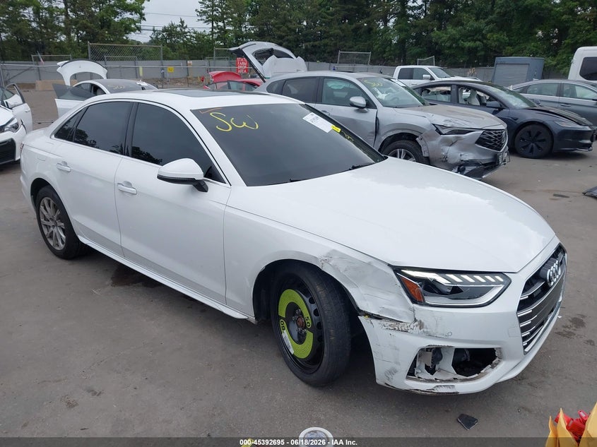 2023 Audi A4 VIN WAUABAF42PN008416 — IAAI salvage auction photo