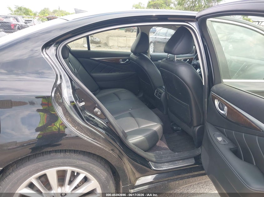2019 Infiniti Q50 VIN JN1EV7AR8KM558187 IAAI salvage auction — LEFT FRONT, Clear (New Jersey), sold $6,000 on 2026-07-27 (photo 8)